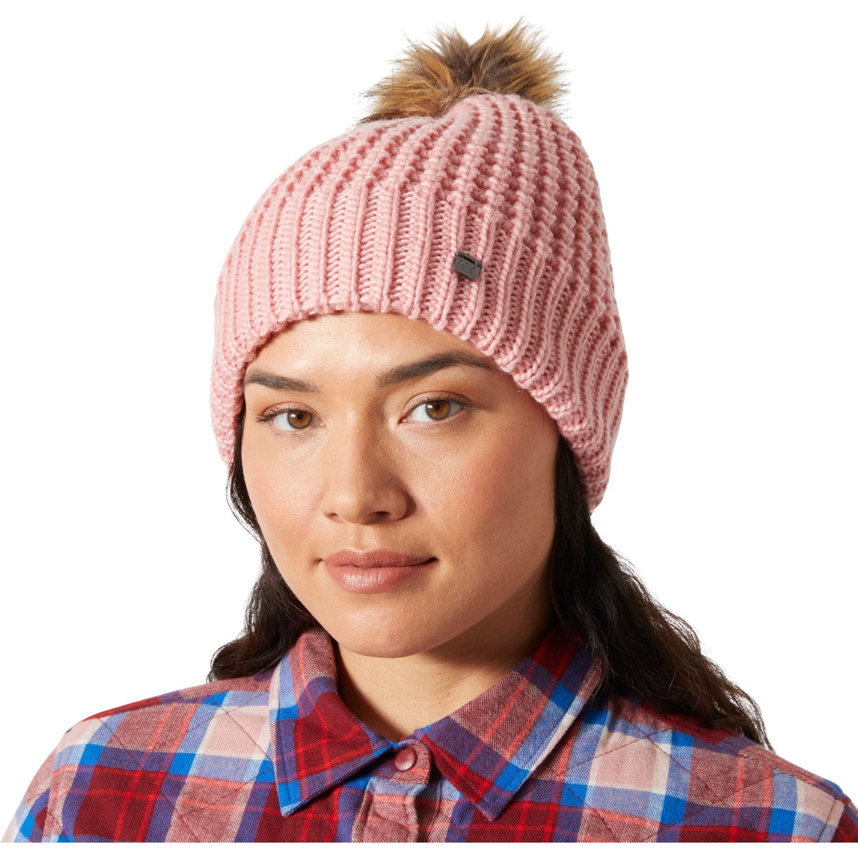2025 Helly Hansen Womens Snowfall Beanie 67407 - Pink Salt